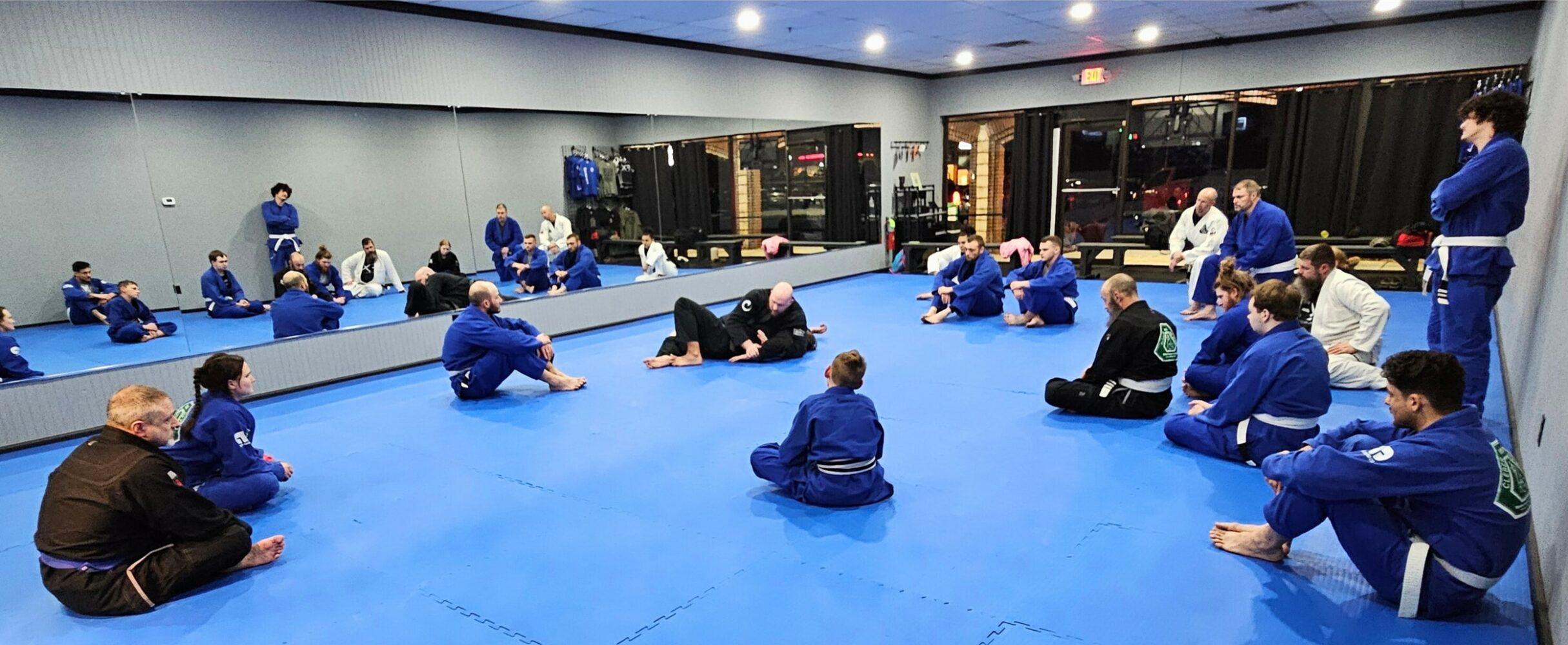 BJJ class group